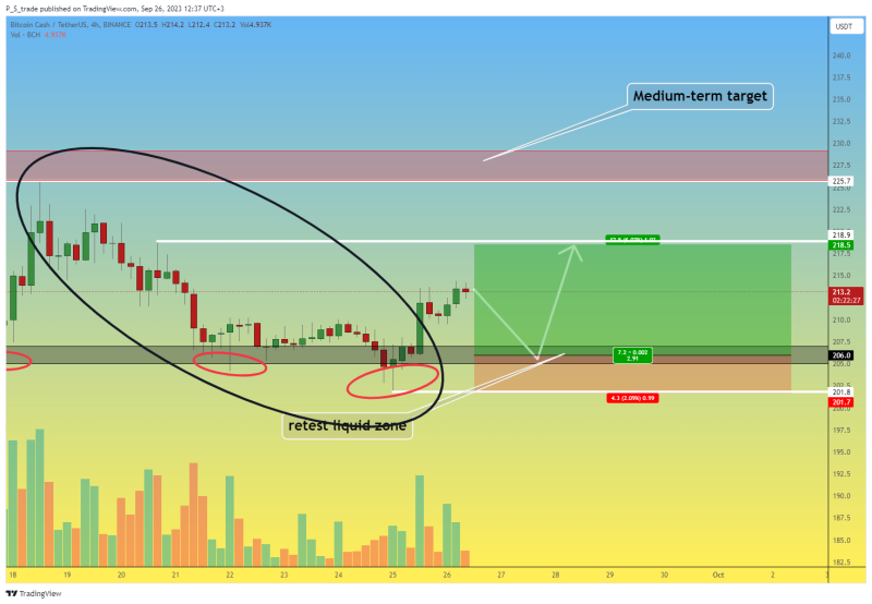 Bitcoin Cash BCH - long trade #16