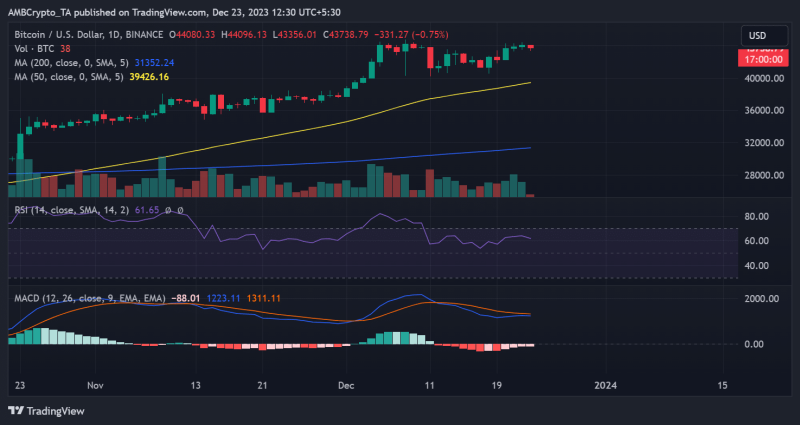 What Bitcoin HODLers are up to as BTC targets $45K